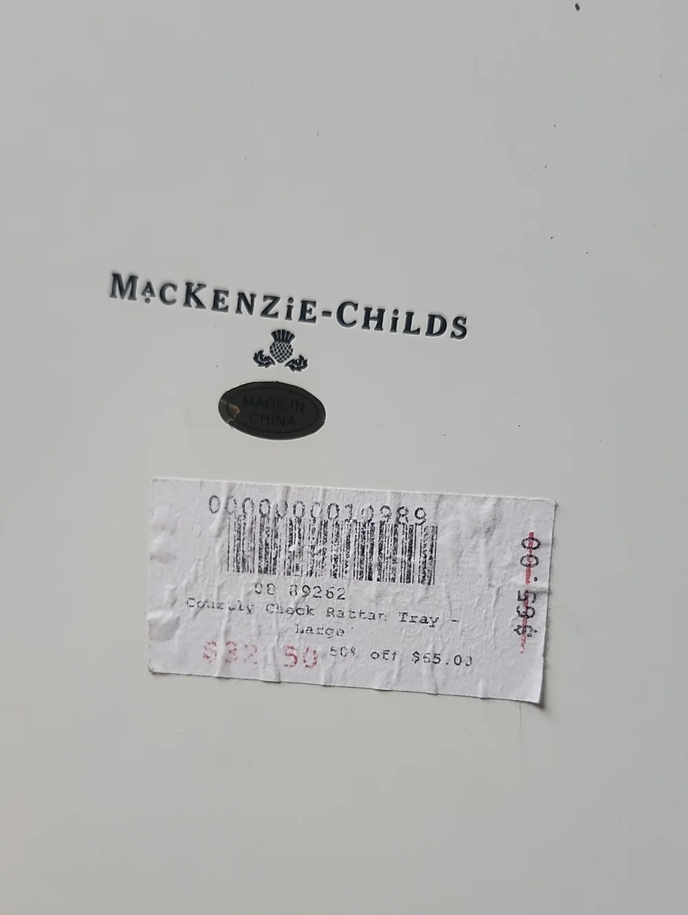 MacKenzie-Childs decorative round